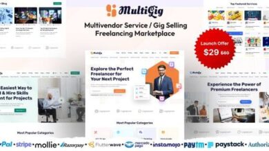 MultiGig Service Gig Selling Freelancing Marketplace Subscription Based