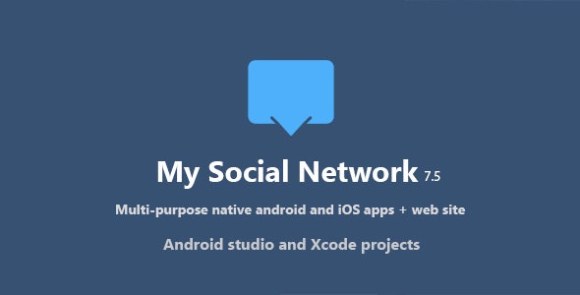 Download #My Social Network (App and Website) v7.5 Nulled Script + App