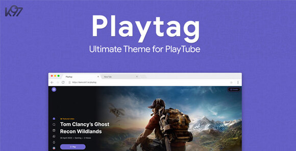 Download #Playtag v1.0.6 – The Ultimate PlayTube Theme