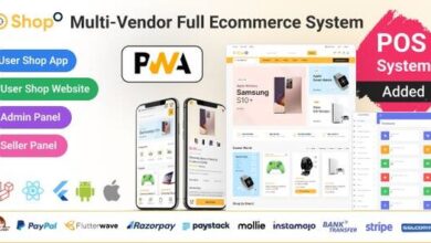 Shopo eCommerce Multivendor eCommerce Flutter App with Admin Panel Website and PWA