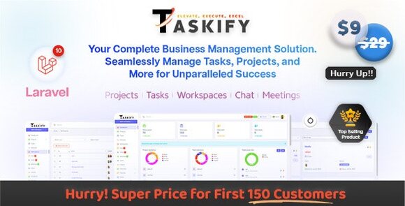 Download #Taskify v1.0.4 – Project Management – Task Management & Productivity Tool Script