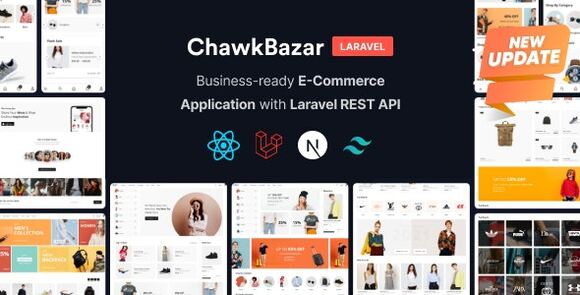 Download #ChawkBazar Laravel v6.4.0 – React, Next, REST API Ecommerce with Multivendor Script