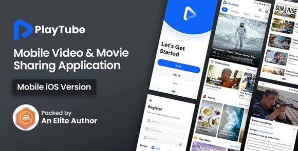 Download #PlayTube iOS v1.8 – Sharing Video Script Mobile IOS Native Application Source