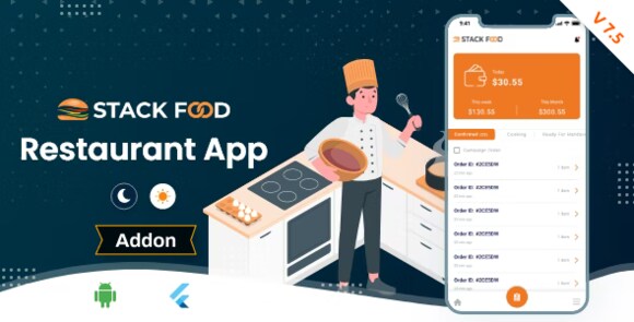 Download #StackFood Multi Restaurant v7.5 – Food Ordering Restaurant App Source