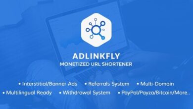 AdLinkFly Monetized URL Shortener Nulled Script