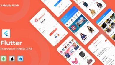 E-Commerce UI Template in Flutter App Source