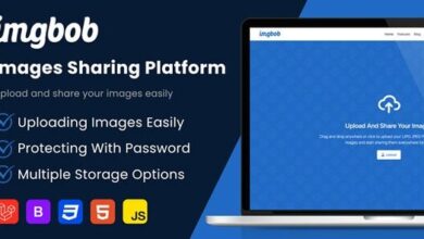 Imgbob Upload and Share Images Platform Nulled Script