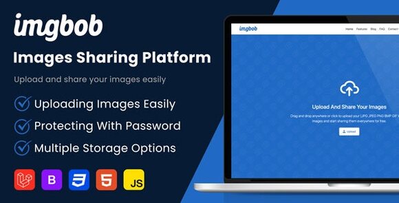 Download #Imgbob v1.6 Nulled – Upload and Share Images Platform PHP Script
