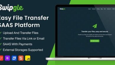 Swipgle Easy File Transfer SaaS Nulled Script
