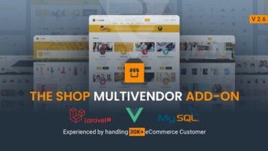The Shop Multivendor Add-on