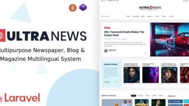 UltraNews Laravel NewspaperBlog Multilingual System with AI Writer