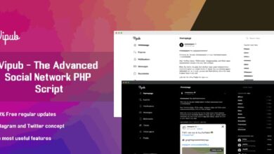 Vipub The Advanced Social Network PHP Script