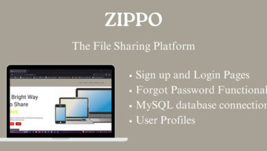 Zippo Fileshare Filesharing Platform Script