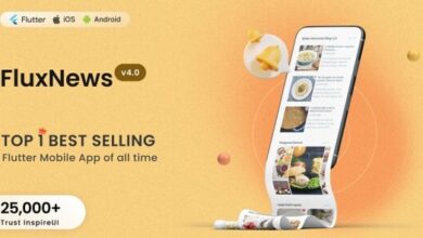 FluxNews Flutter Mobile App for WordPress