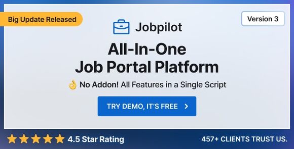 Download #Jobpilot v3.18.0 – Job Portal Laravel Script Free