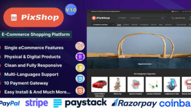 PixShop E-Commerce Shopping Platform