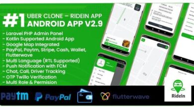 RideIn Taxi App Android Taxi Booking App with Admin Panel