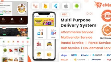 eMart Multivendor Food On-demand eCommerce Parcel Taxi Booking