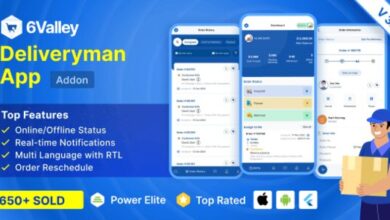 6Valley e-commerce Delivery Man Flutter App