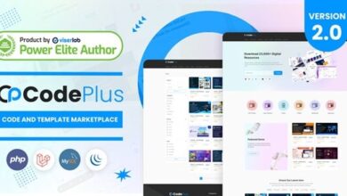 CodePlus Code and Template Marketplace Nulled Script
