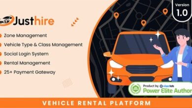 Justhire Vehicle Rental Platform Nulled Script