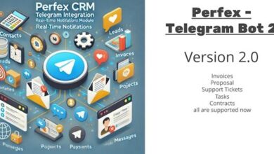 Perfex CRM and TelegramBot Notification Module