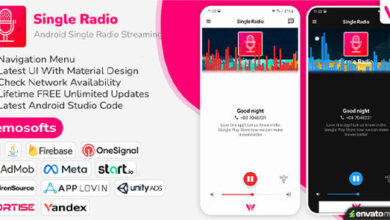 Android Radio Single Radio Streaming App Source