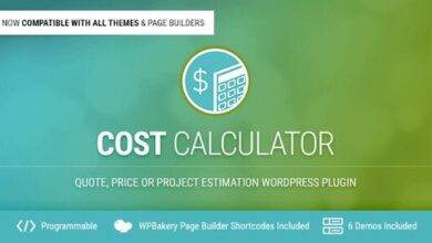 Cost Calculator WordPress Plugin Download