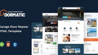 Dormatic Garage Door Repair HTML Template