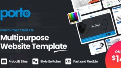 Porto Multipurpose Website Template Download