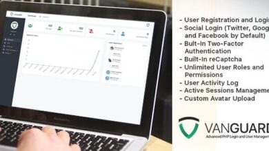 Vanguard Advanced PHP Login and User Management