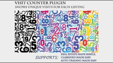 Visit Counter Classifieds Plugin