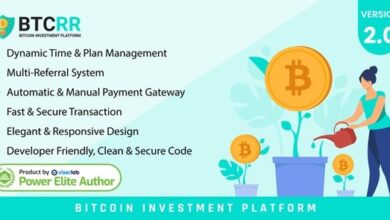 btcRR Bitcoin Investment Platform Script