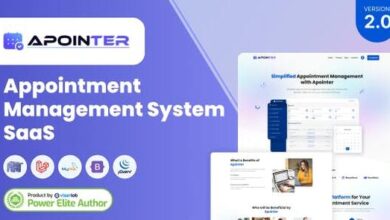 Apointer Appointment Management System SaaS Nulled