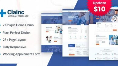 Clainc Health and Medical HTML Template