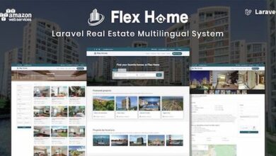Flex Home Laravel Real Estate Multilingual System