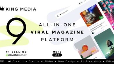 King Media Viral News Video Magazine Nulled
