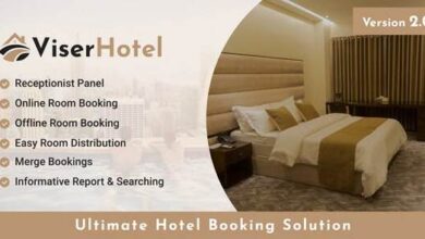 ViserHotel Ultimate Hotel Booking Solution Nulled