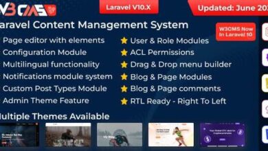 W3CMS-Laravel Content Management System Script