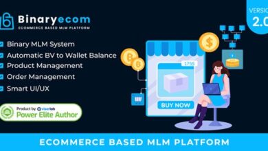 BinaryEcom Ecommerce Based MLM Platform Nulled