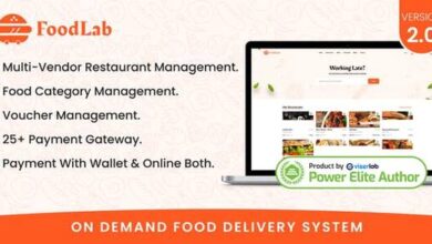 FoodLab On demand Food Delivery System Script