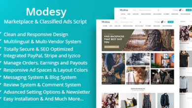 Modesy Marketplace and Classified Ads Script
