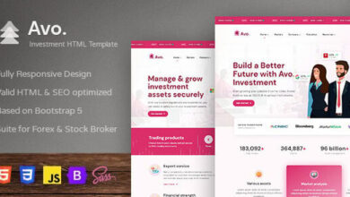 Avo Finance and Investment HTML Template