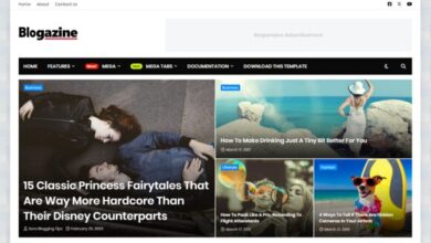 Blogazine Viral News and Magazine Blogger Template