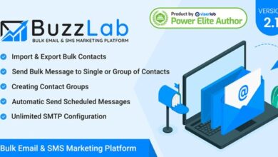 BuzzLab Bulk Email And SMS Marketing Platform Nulled