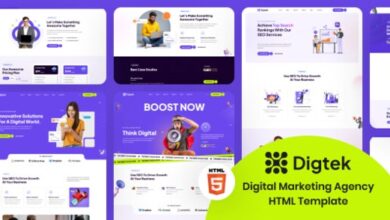 Digtek Digital Marketing Agency HTML Template