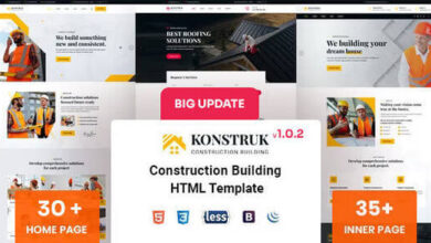 Konstruk Construction HTML Template