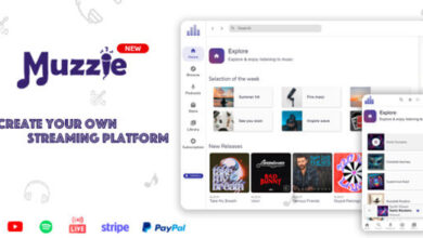 Muzzie Music Podcast and Radio Streaming Platform Script