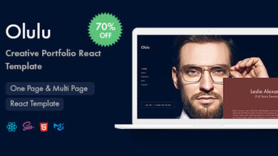 Olulu Creative Portfolio HTML5 Template