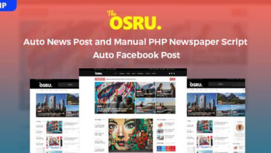 Osru Auto News Post and Manual PHP Newspaper Script
